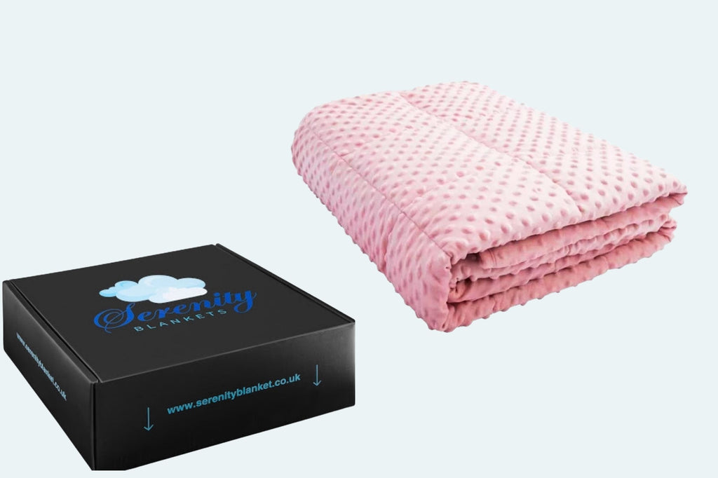 Kids Cotton Candy Pink Weighted blanket 3.1kg - Serenity Blankets 